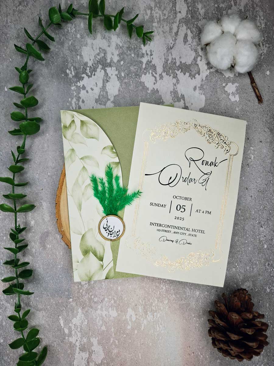 کارت عروسی کد AL130 - تصویر ۲